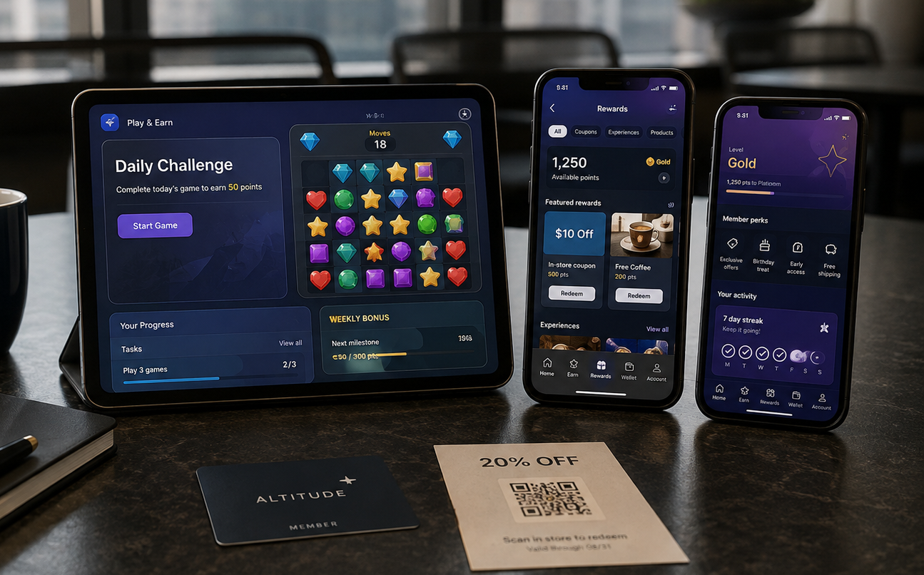 Integración de juegos en apps y programas de lealtad